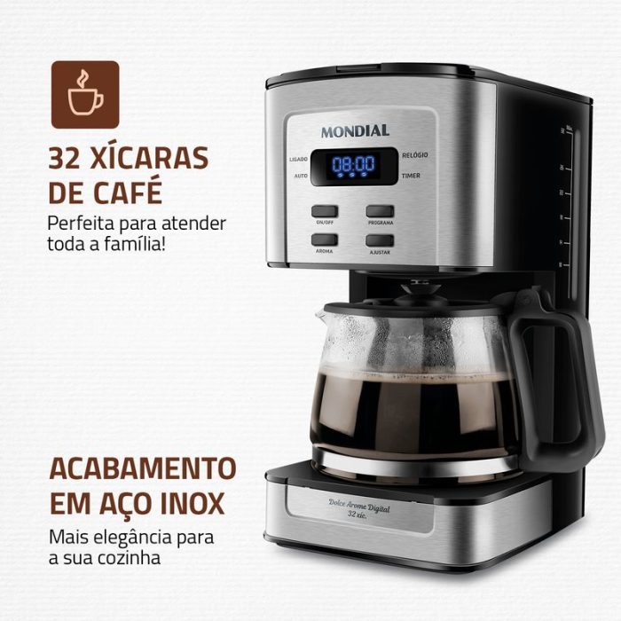 Cafeteira Elétrica Mondial C-44-32X-SDI - Image 2