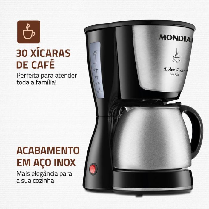 Cafeteira Elétrica Mondial Dolce Arome C-37JI-30X - Image 2