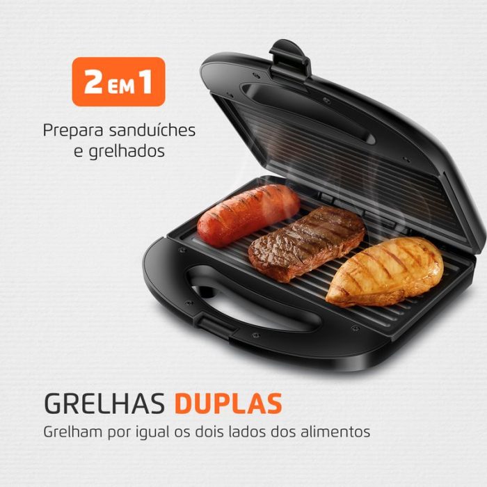 Sanduicheira Pratic Grill Mondial SN-01 - Image 2