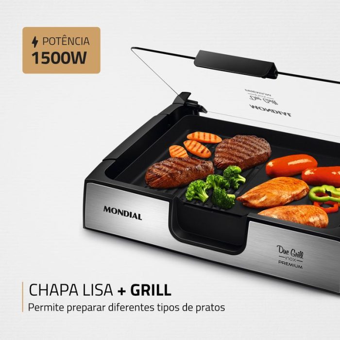 Chapa Mondial Due Grill Premium G-10 - Image 2