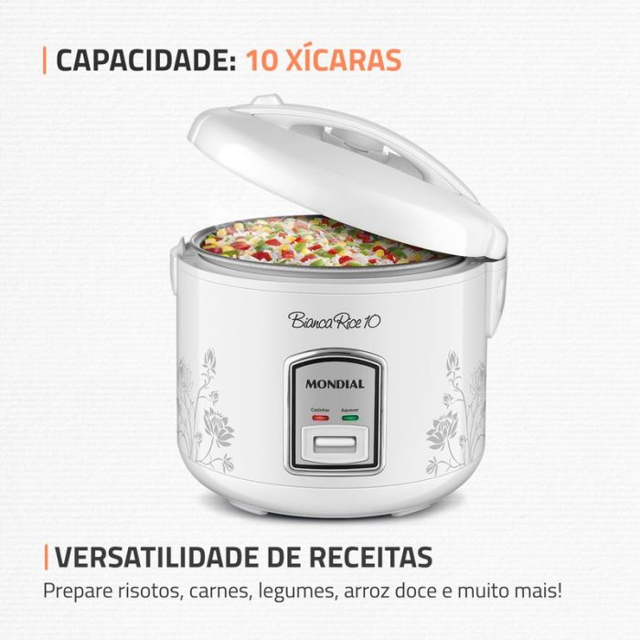 Panela Elétrica Mondial Bianca Rice 10 PE-10 - Image 2