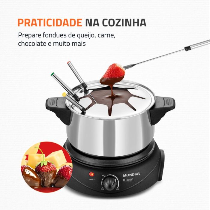 Panela Elétrica de Fondue Le Gourmet II Mondial FD-02 - Image 2