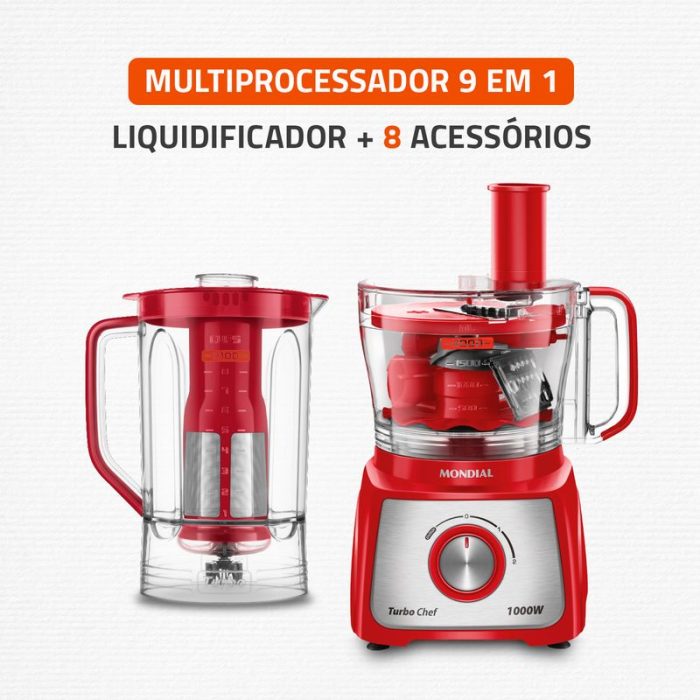 Multiprocessador Turbo Chef 9 em 1 Mondial MPN-01-RF - Image 2