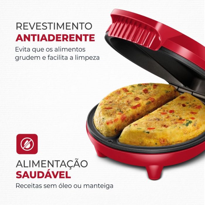 Omeleteira Elétrica Mondial Pratic Omelet II - OM-04-RI - Image 2