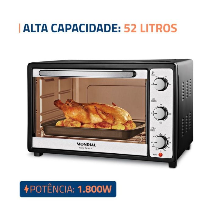 Forno Elétrico Mondial 52L Grand Family II - FR-52 - Image 2