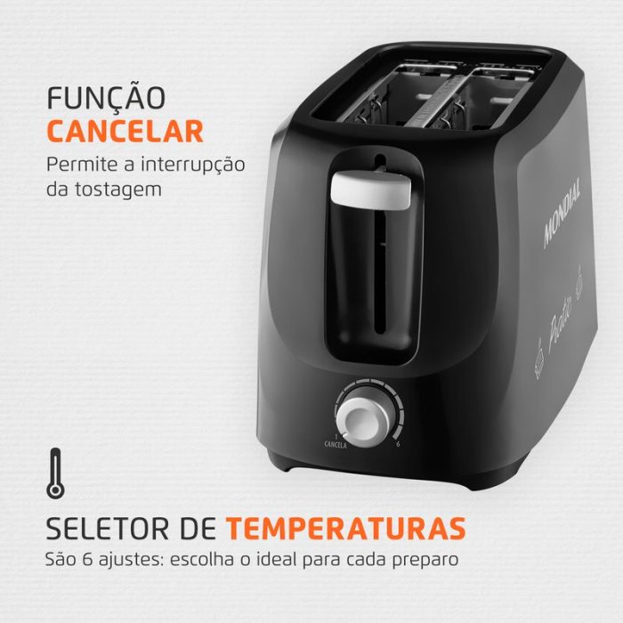 Torradeira de Pães Pratic Mondial T-18 - Image 2