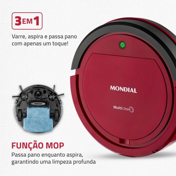 Robô Aspirador de Pó Mondial RB-09 - Image 2