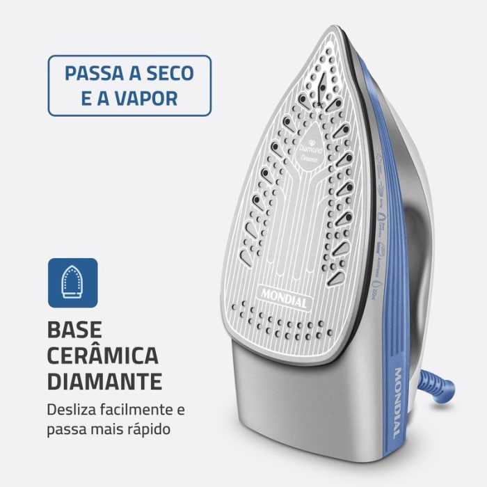 FERRO A VAPOR MONDIAL FVN-01-NB - Image 2