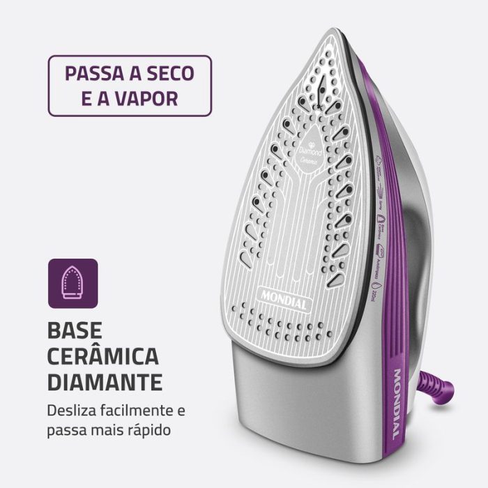 Ferro a Vapor Mondial FVN-01-P - Image 2