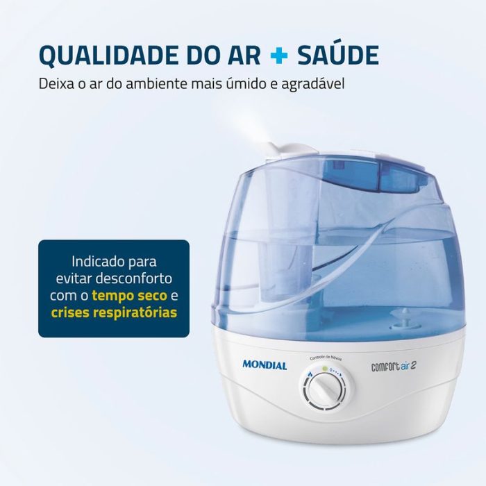 Umidificador de Ar Ultrassônico Mondial Comfort Air 2 NUA-02 - Image 2