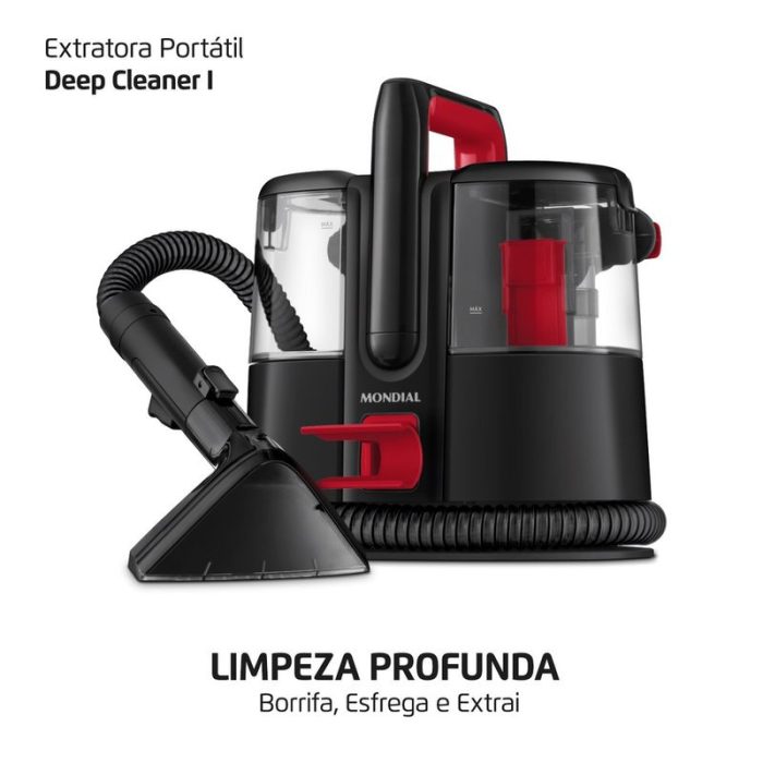 Extratora e Higienizadora Portátil Deep Cleaner I Mondial 1650W - EXP-01-R - Image 2