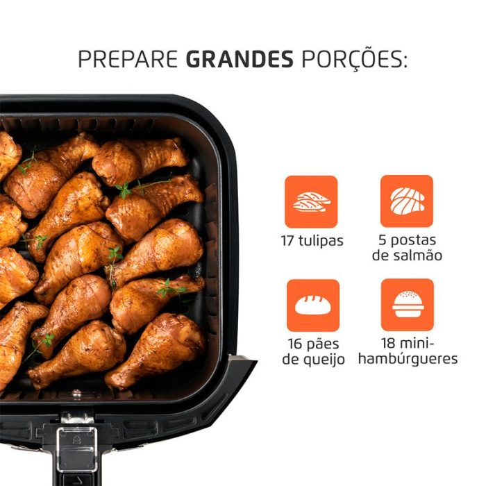 Fritadeira Sem Óleo Air Fryer 5L Mondial AFN-51-BI - Image 3