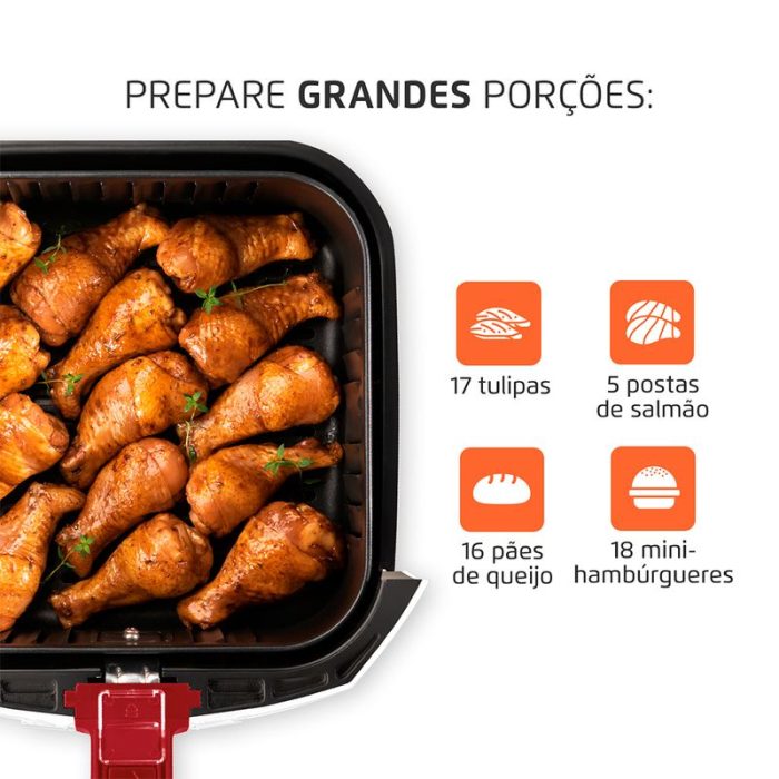 Fritadeira Sem Óleo Air Fryer 5L Mondial AFN-51-WR - Image 3
