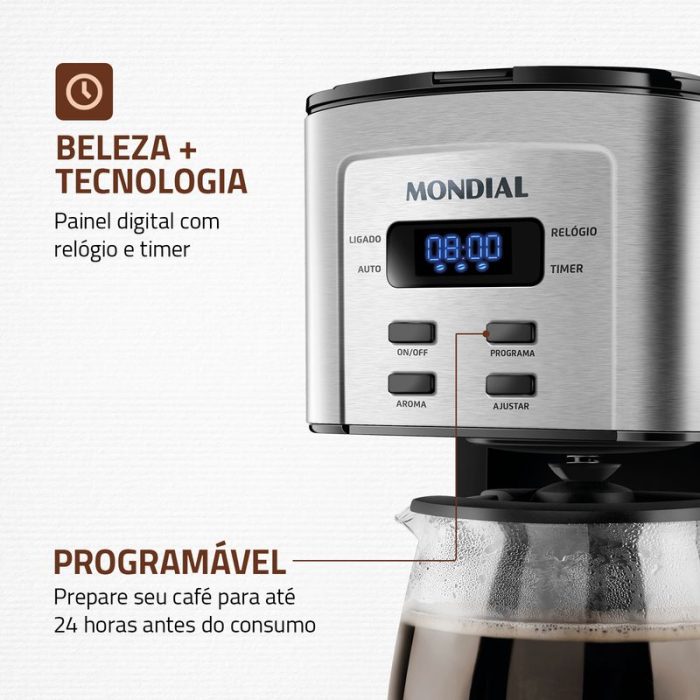 Cafeteira Elétrica Mondial C-44-32X-SDI - Image 3