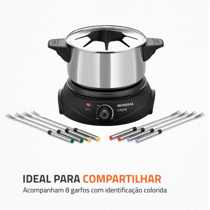 Panela Elétrica de Fondue Le Gourmet II Mondial FD-02 - Image 3