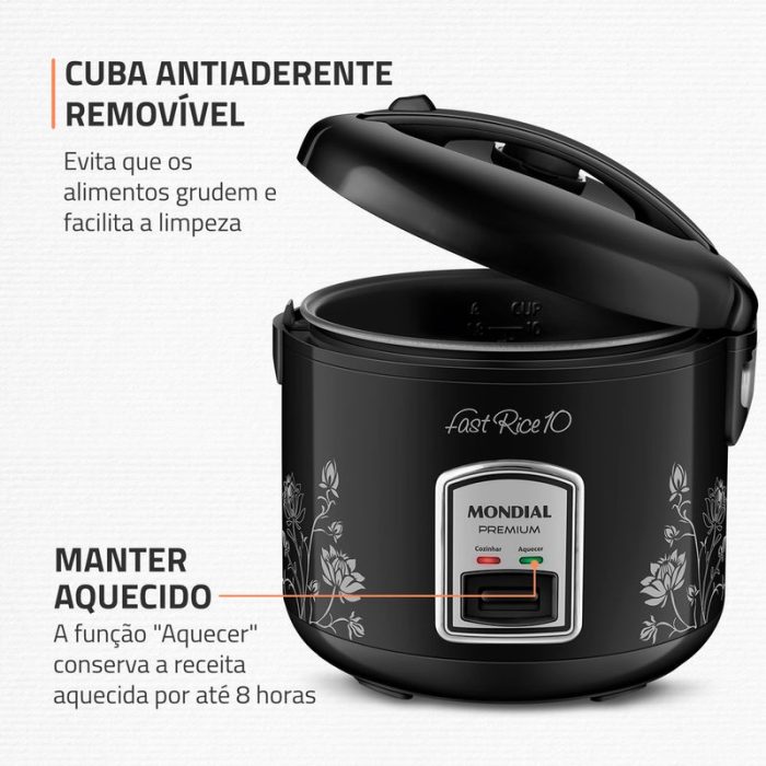 Panela Elétrica Mondial Fast Rice 10 PE-44-10X - Image 3