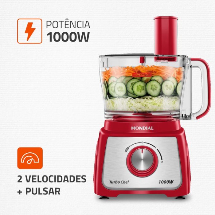 Multiprocessador Turbo Chef 9 em 1 Mondial MPN-01-RF - Image 3