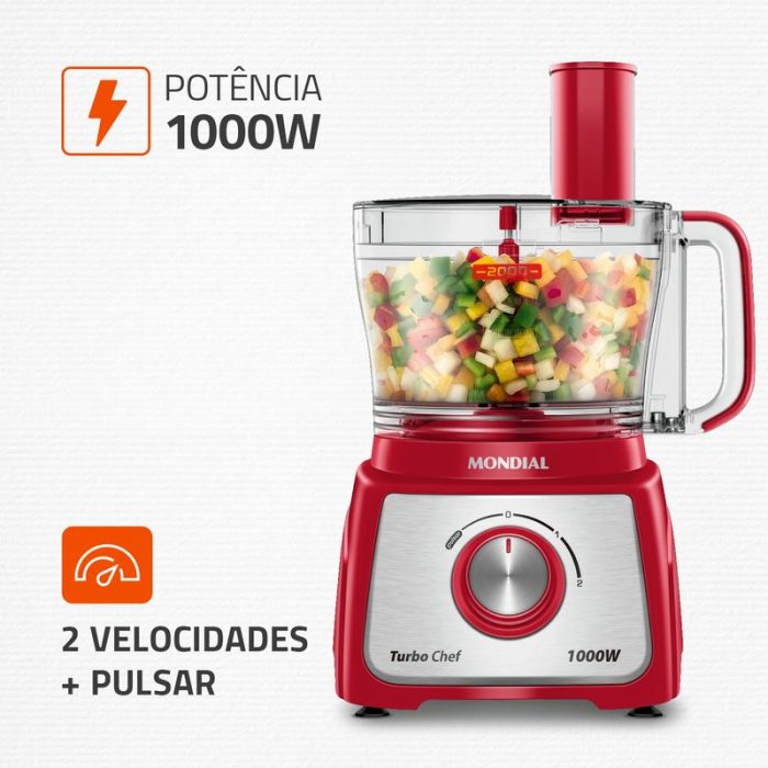 Multiprocessador Turbo Chef 5 em 1 Mondial MPN-01-R - Image 3
