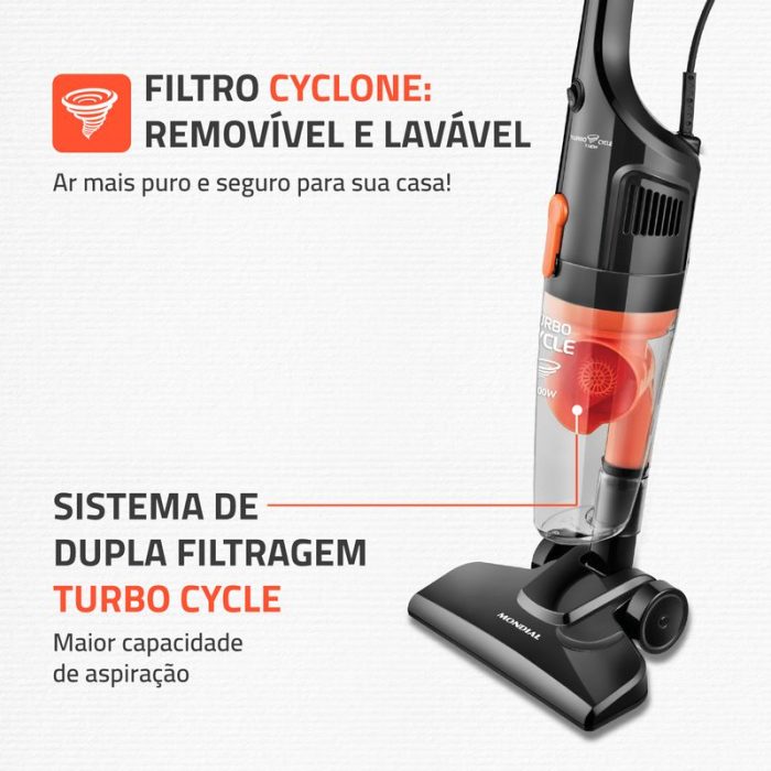Aspirador de Pó Mondial Turbo Cycle AP-35 - Image 3