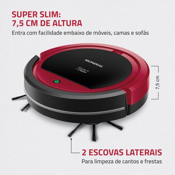 Robô Aspirador de Pó Smart Clean Mondial RB-07 - Image 3