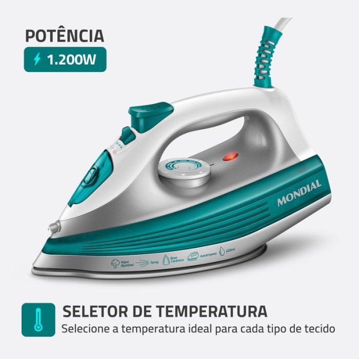 Ferro a Vapor Mondial FVN-01-G - Image 3