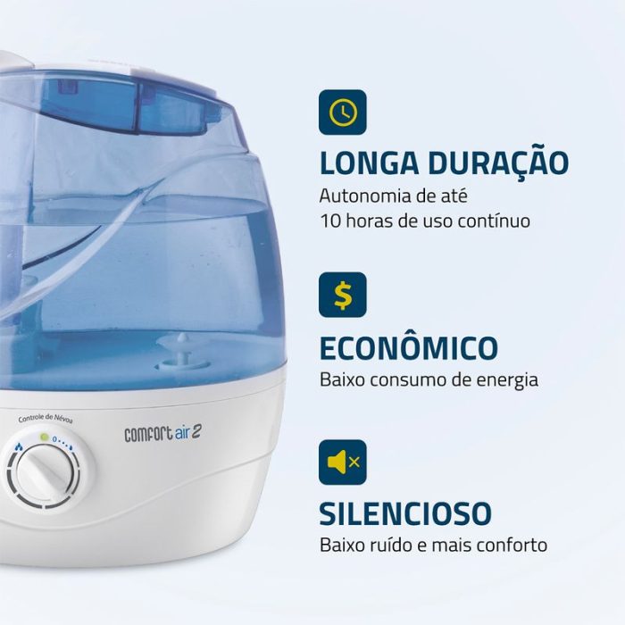 Umidificador de Ar Ultrassônico Mondial Comfort Air 2 NUA-02 - Image 3