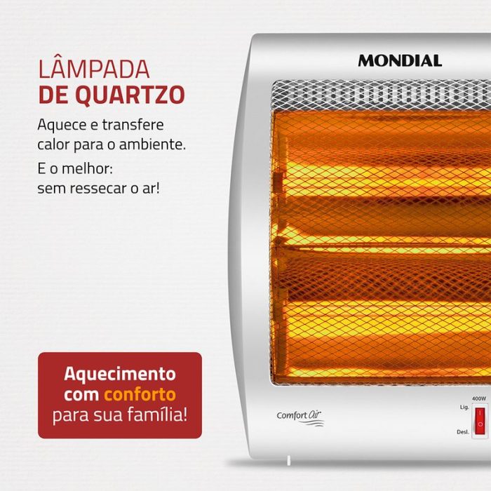 Aquecedor Halógeno Mondial Comfort Air A-09 - Image 3