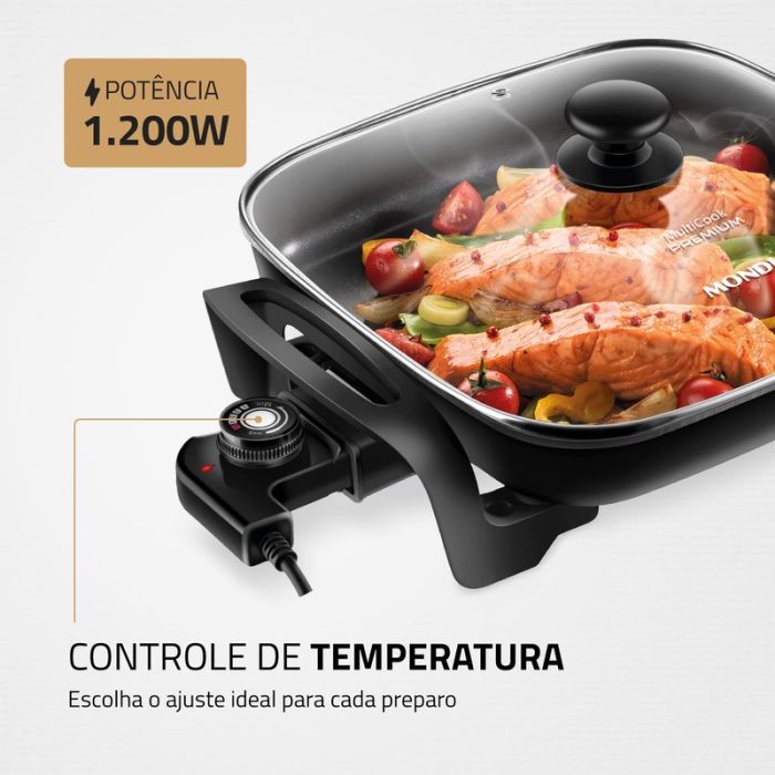 Panela Elétrica Grill Mondial PE-49 - Image 4