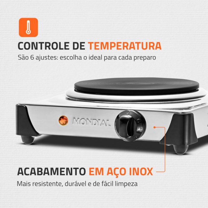 Fogão Elétrico Mondial Fast Cook FE-04 - Image 4