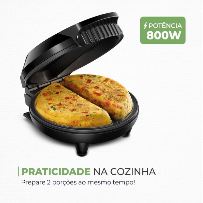 Omeleteira Elétrica Mondial Pratic Omelet II - OM-04-BI - Image 4