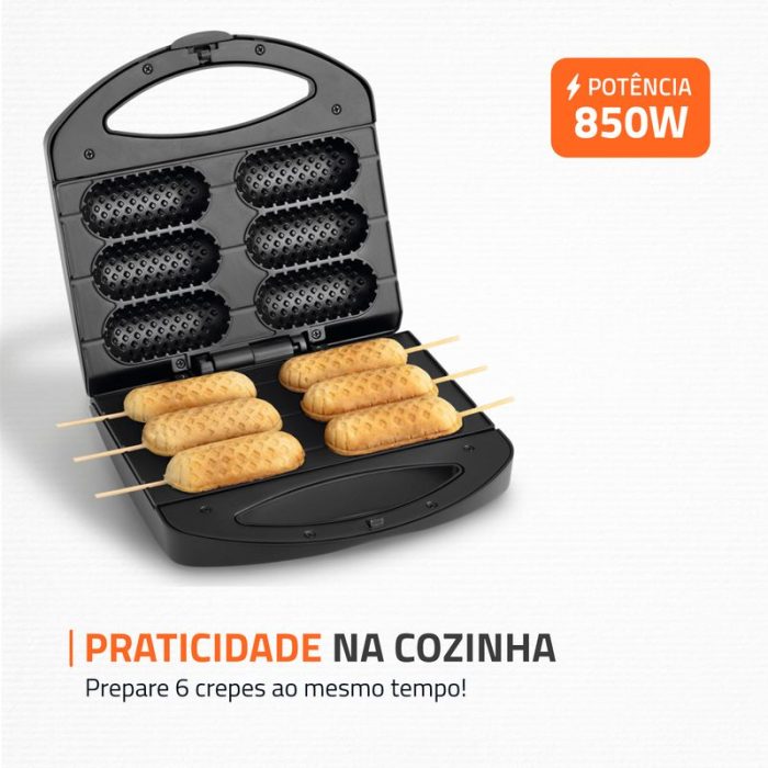 Crepeira Mondial Pratic Crepe & Hot Dog CP-01 - Image 4