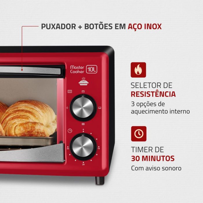 Forno Elétrico Mondial Master Cooker 10L FR-20 - Image 4
