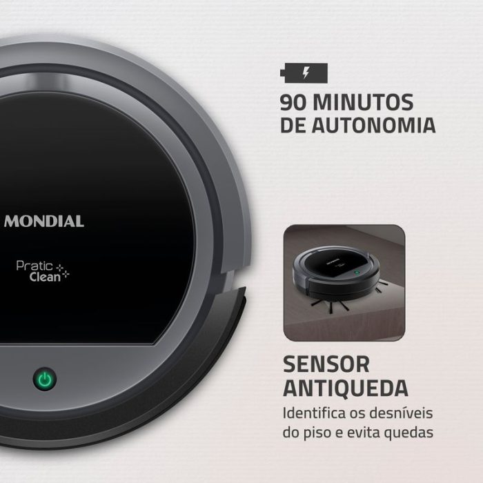 Robô Aspirador de Pó Pratic Clean Mondial RB-11 - Image 4