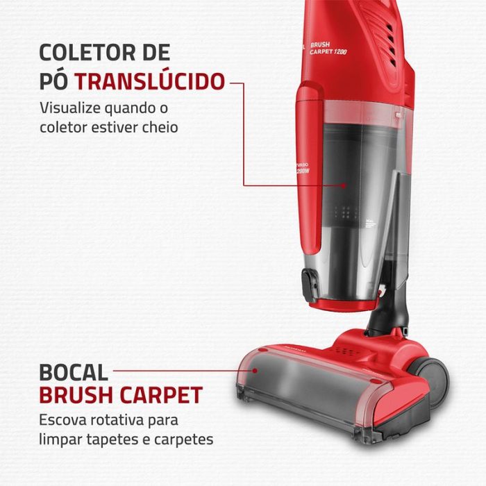 Aspirador de Pó Mondial Brush Carpet 1200 AP-25 - Image 4