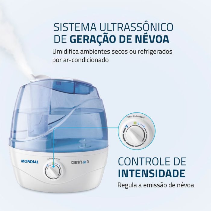 Umidificador de Ar Ultrassônico Mondial Comfort Air 2 NUA-02 - Image 4