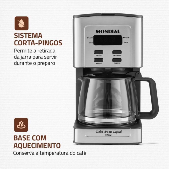 Cafeteira Elétrica Mondial C-44-32X-SDI - Image 5