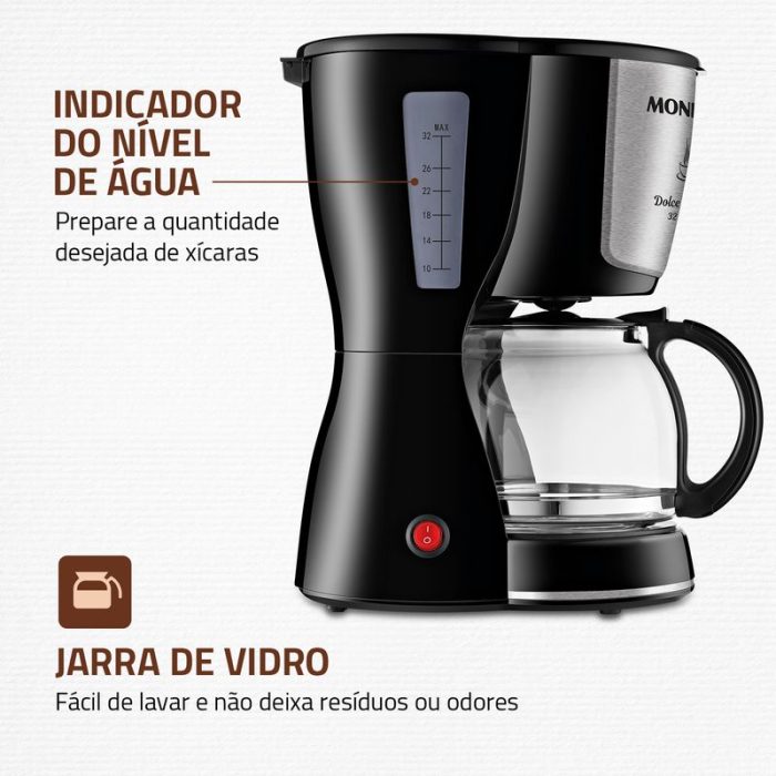 Cafeteira Elétrica Mondial Dolce Arome 32 C-32-32X - Image 5