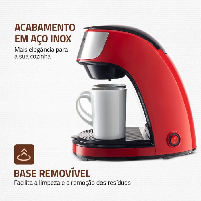 Cafeteira Mondial 2 xícaras Smart Coffee C-42-2X-RI - Image 5