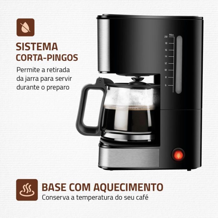Cafeteira Elétrica Mondial C-43-20X-SI - Image 5