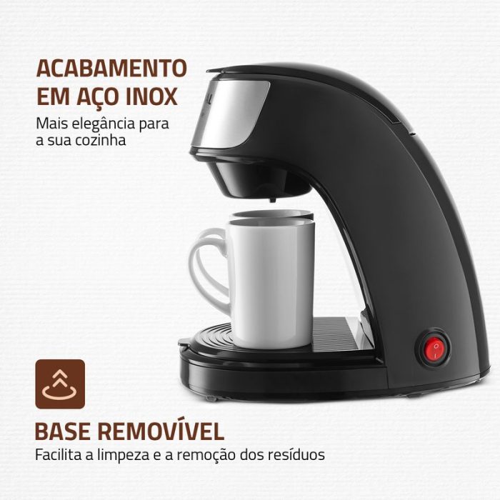 Cafeteira Mondial 2 xícaras Smart Coffee C-42-2X-BI - Image 5