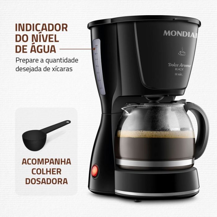 Cafeteira Elétrica Dolce Arome Mondial C-30-18X-FB - Image 5