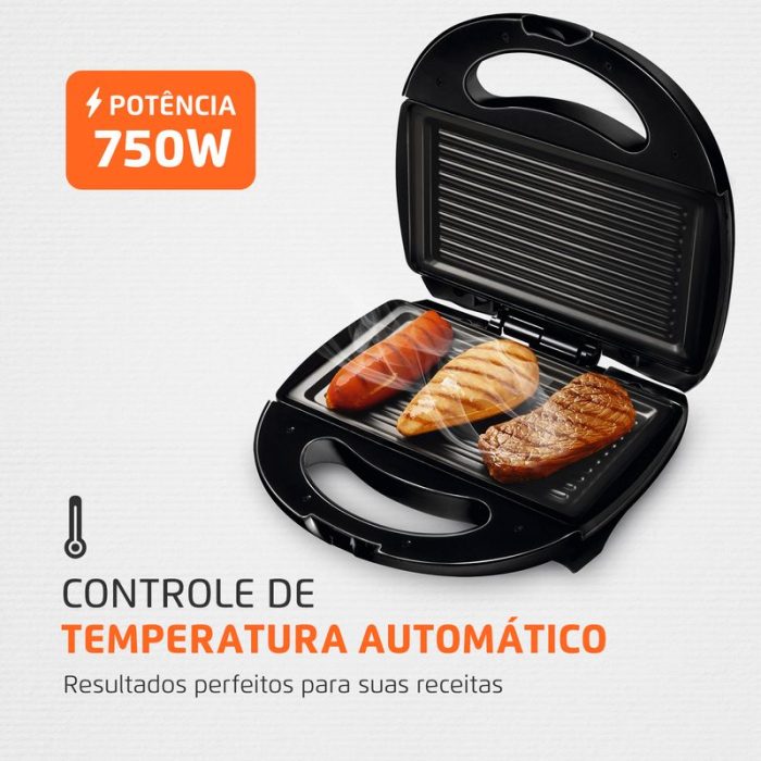 Sanduicheira Mondial Fast Grill e Sandwich S-12 - Image 5
