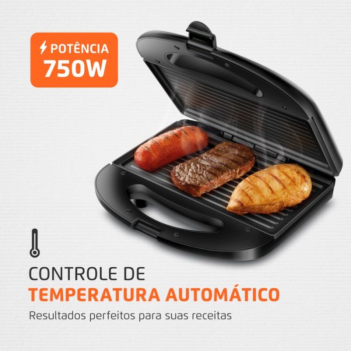 Sanduicheira Pratic Grill Mondial SN-01 - Image 5