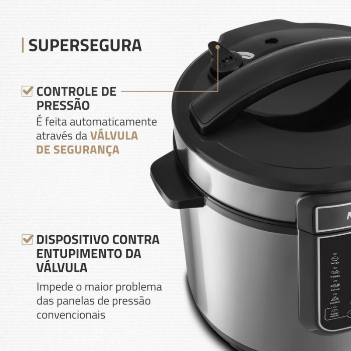 Panela de Pressão Elétrica Mondial Digital Master Cooker PE-40 - Image 5