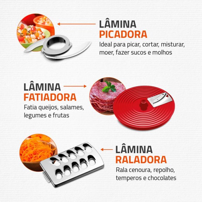 Multiprocessador Turbo Chef 5 em 1 Mondial MPN-01-R - Image 5