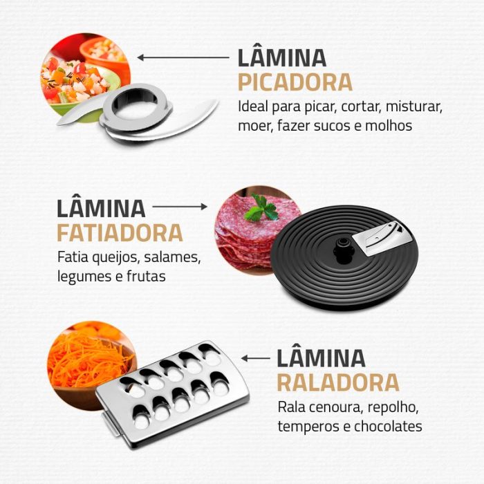 Multiprocessador Turbo Chef 9 em 1 Mondial MPN-01-BF - Image 5