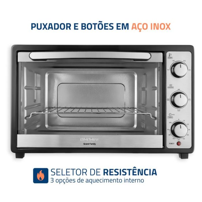 Forno Elétrico Mondial 52L Grand Family II - FR-52 - Image 5