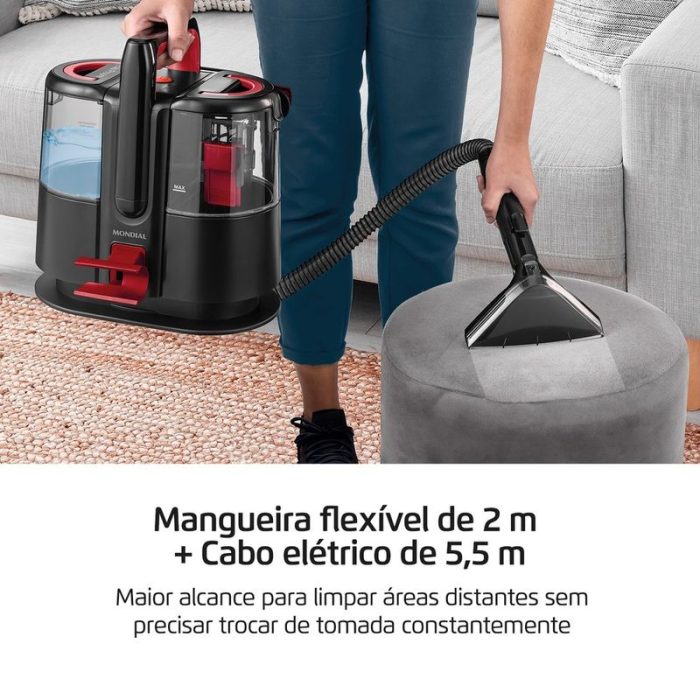 Extratora e Higienizadora Portátil Deep Cleaner I Mondial 1650W - EXP-01-R - Image 5
