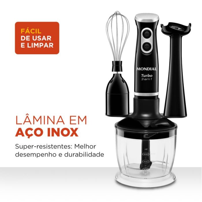 Mixer Turbo 3 em 1 Mondial M-14 - Image 6