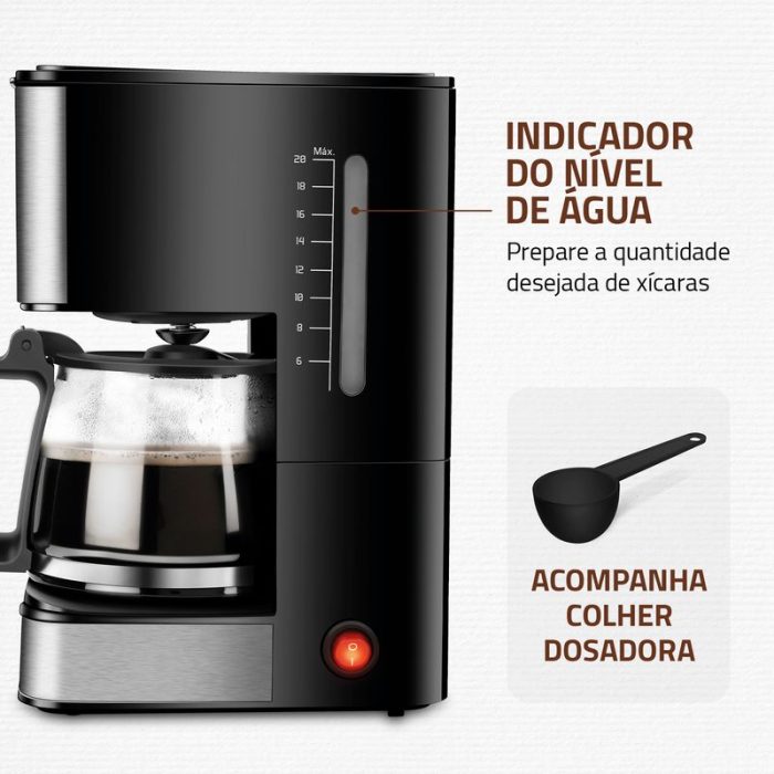 Cafeteira Elétrica Mondial C-43-20X-SI - Image 6